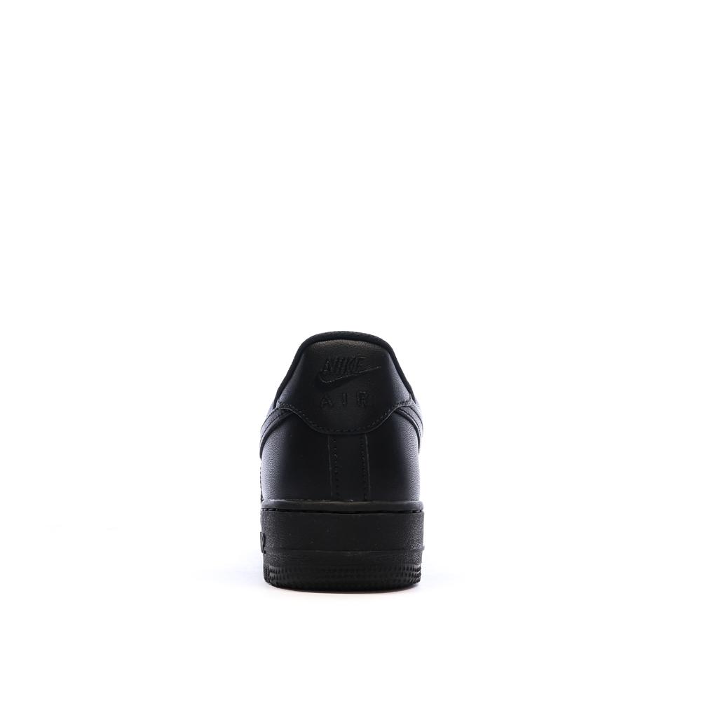 Baskets Noir Homme Nike Air Force 1 one vue 3