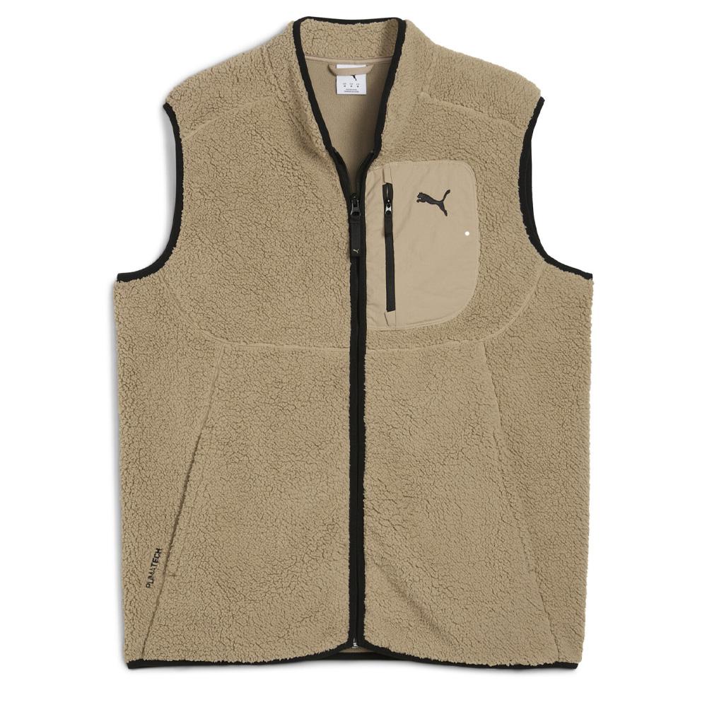 Puma Men's Beige Cardigan Pumatech affordable