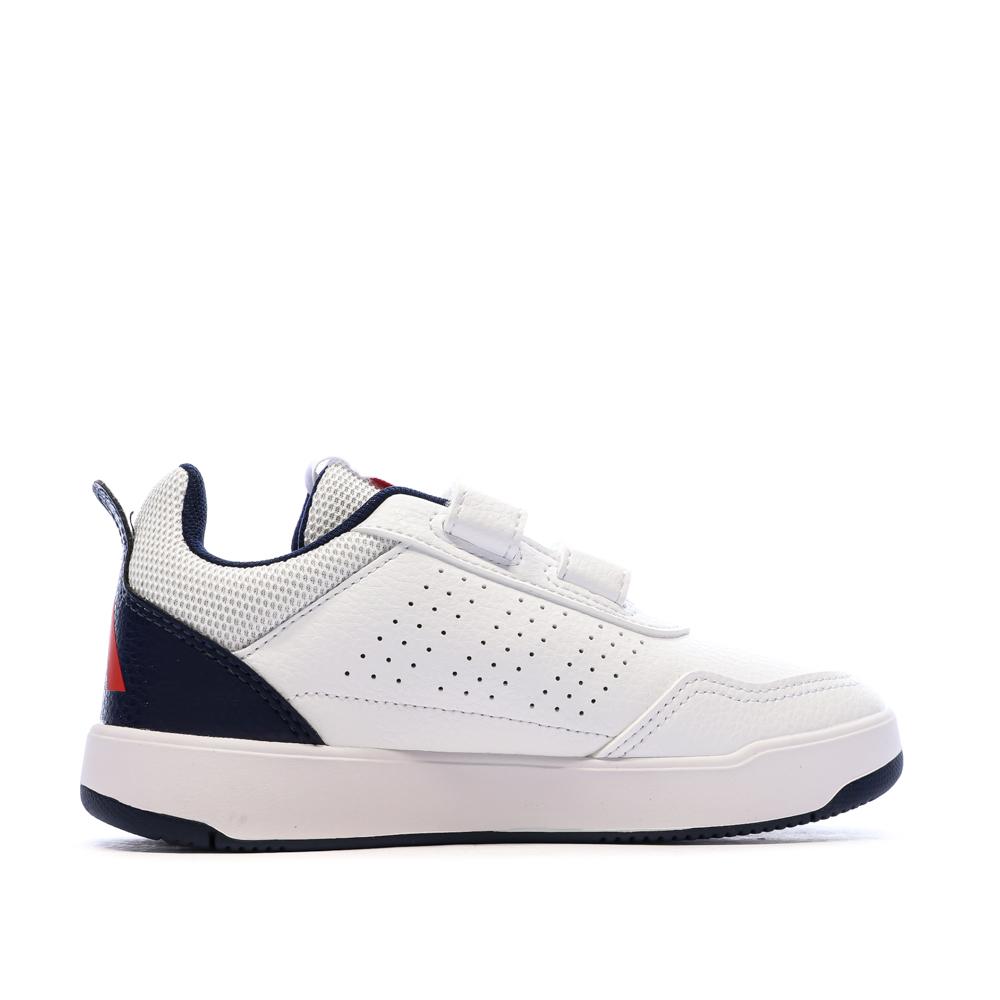 Weiße Adidas Tensaur Sport 3.0 Sneaker für Jungen Ansicht 2