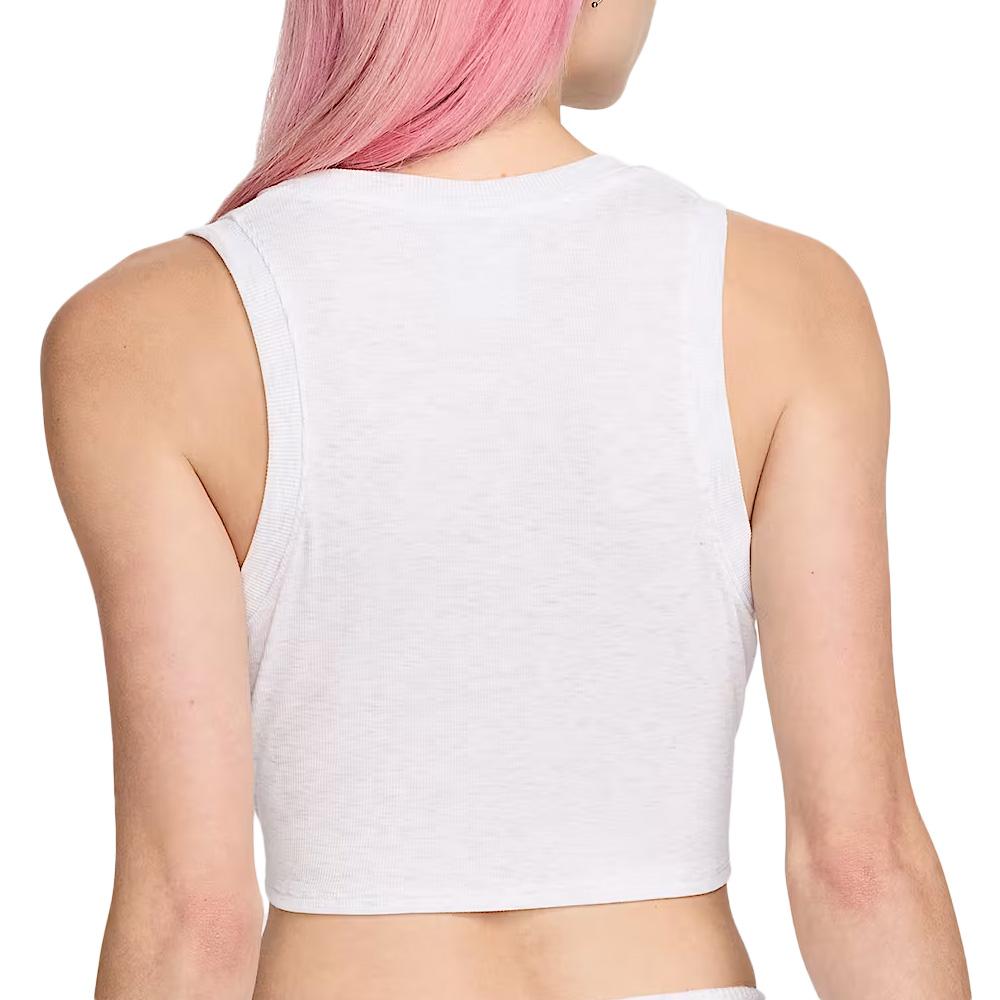 Camiseta Mujer Gris Nike W NSw Essntl Rib Crp ver 2