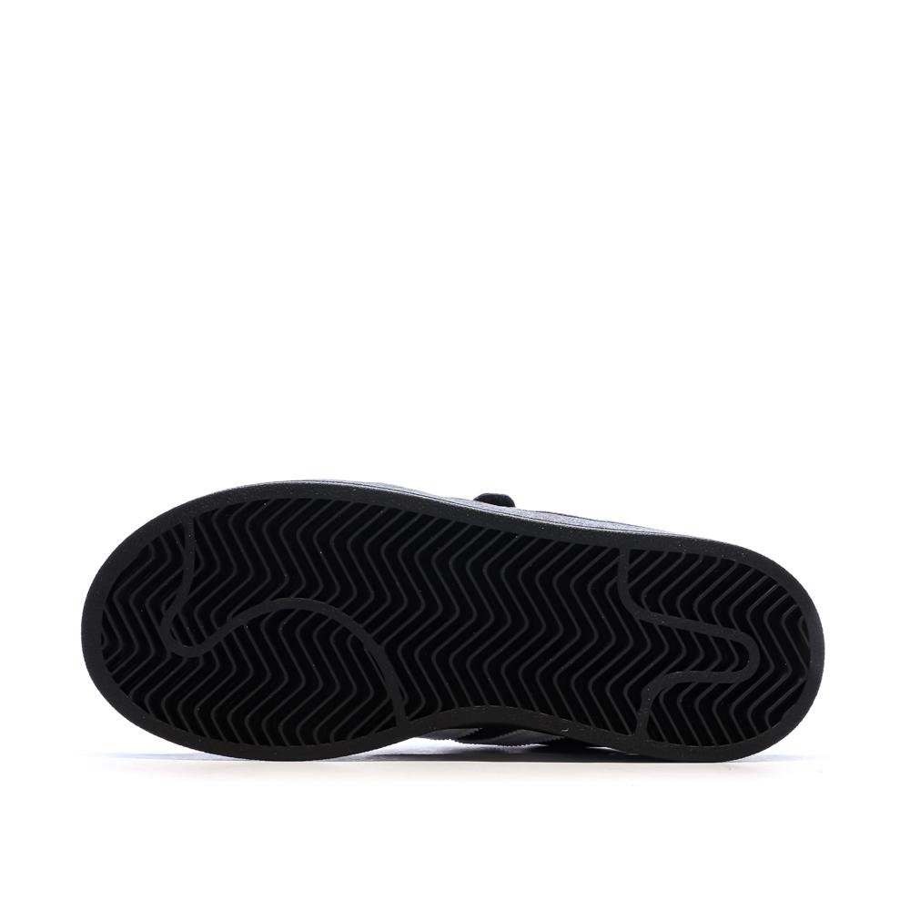 Baskets Noires Garçon Adidas Superstar vue 5