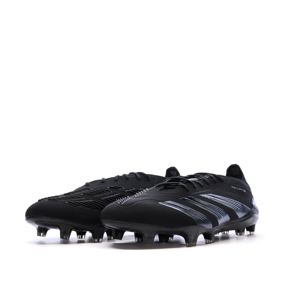 Chaussures de Foot Noires Homme Adidas Predator Elite FG vue 6