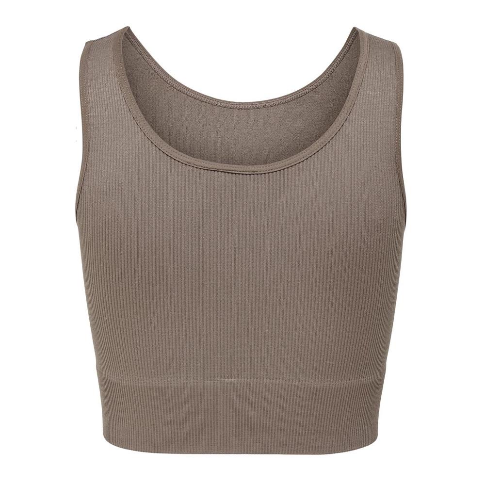 Brassière de Sport Taupe Femme ONLY PLAY Life vue 2