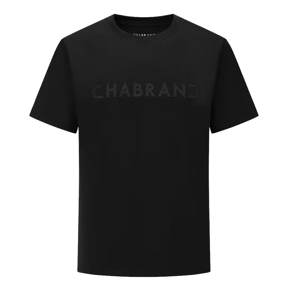 Camiseta negra para hombre Chabrand 60215 barato