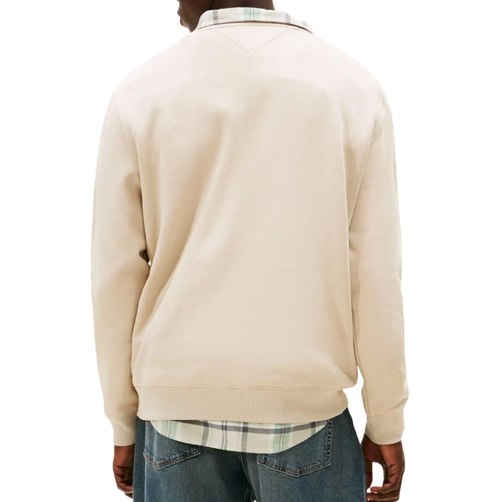 Beiges Herren-Sweatshirt „Reg Flag Crews“ von Tommy Hilfiger Ansicht 2