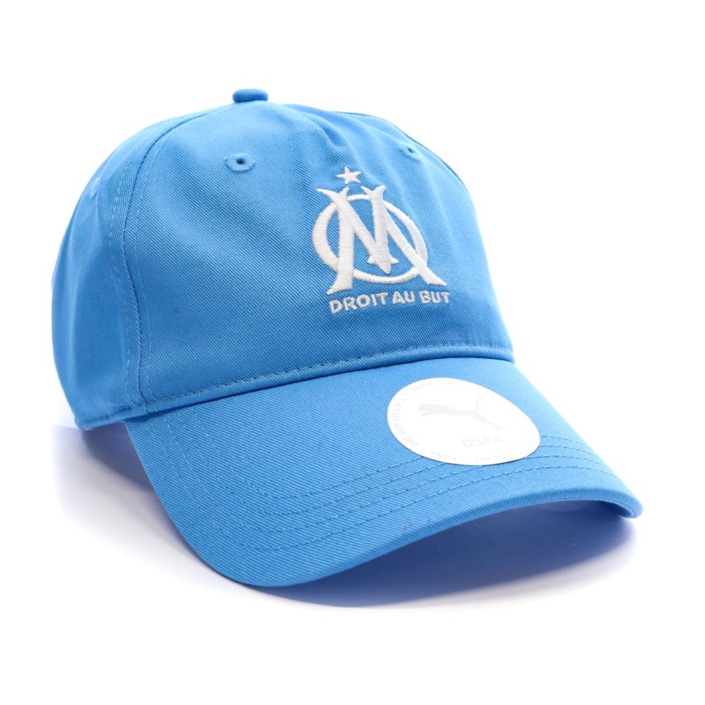 Puma Olympique de Marseille Herren-Kappe in Himmelblau Ansicht 2