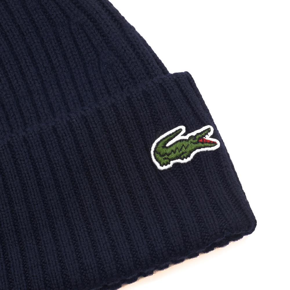 Lacoste Men’s Dark Navy Beanie RB0001 Photo of the Espace des Marques %store% store - view of %key%