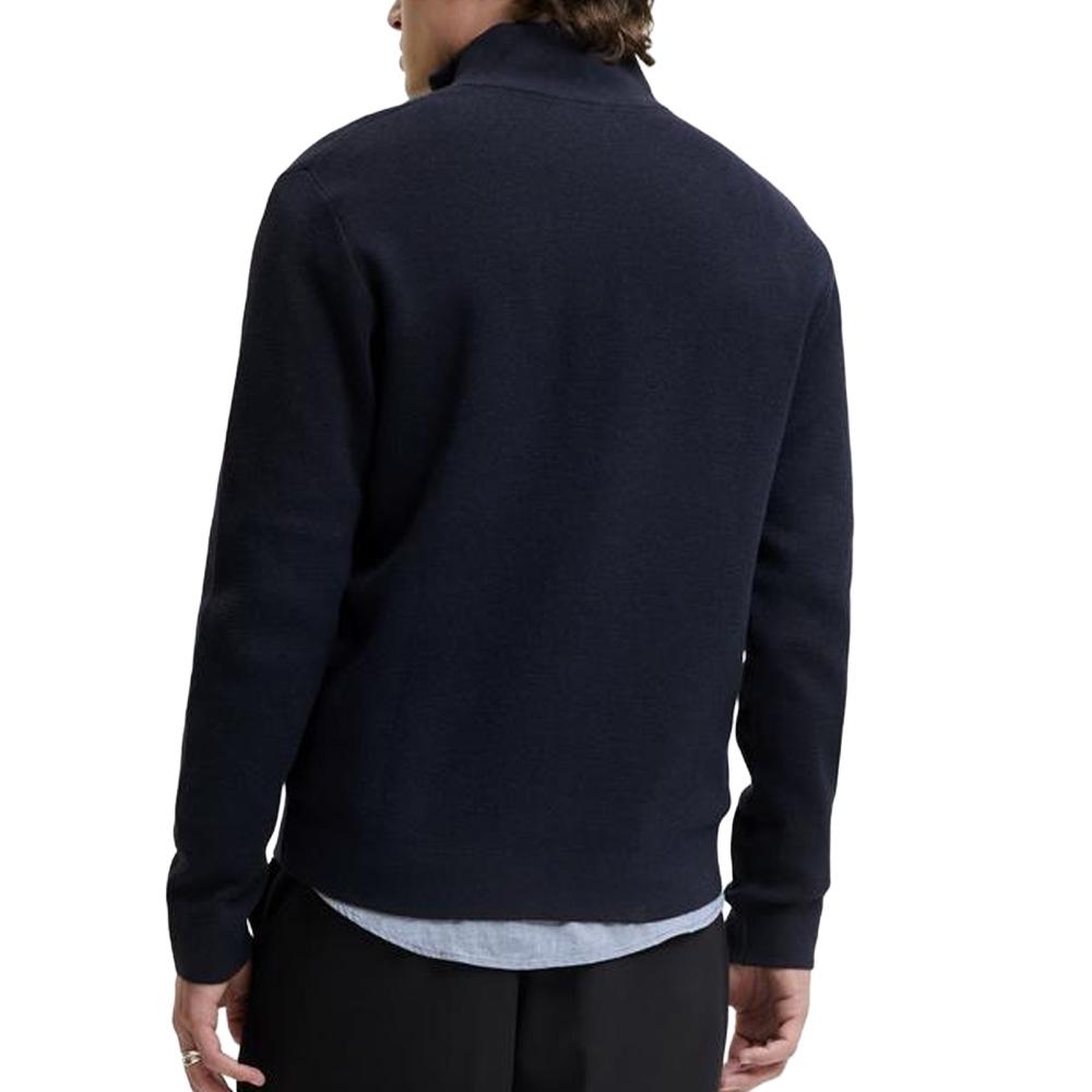 Men’s Navy Zip-Up Jumper by Jack & Jones Milano Photo of the Espace des Marques %store% store - view of %key%