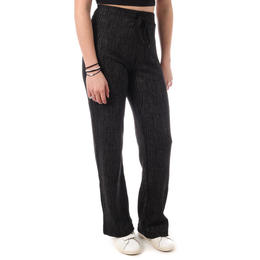 Schwarze fließende Hose Frau Monday Premium D10001 günstig