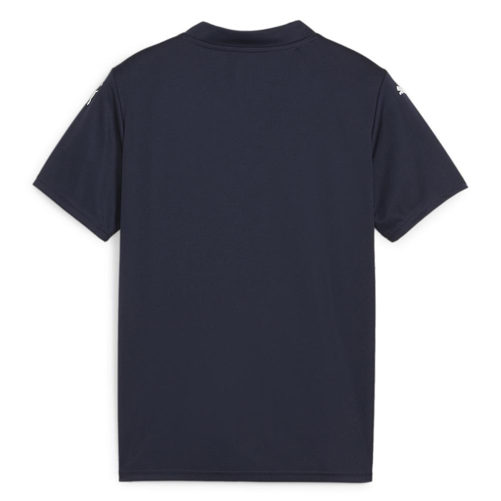 Camiseta Puma Teamglory de fútbol azul marino para niño Jr ver 2