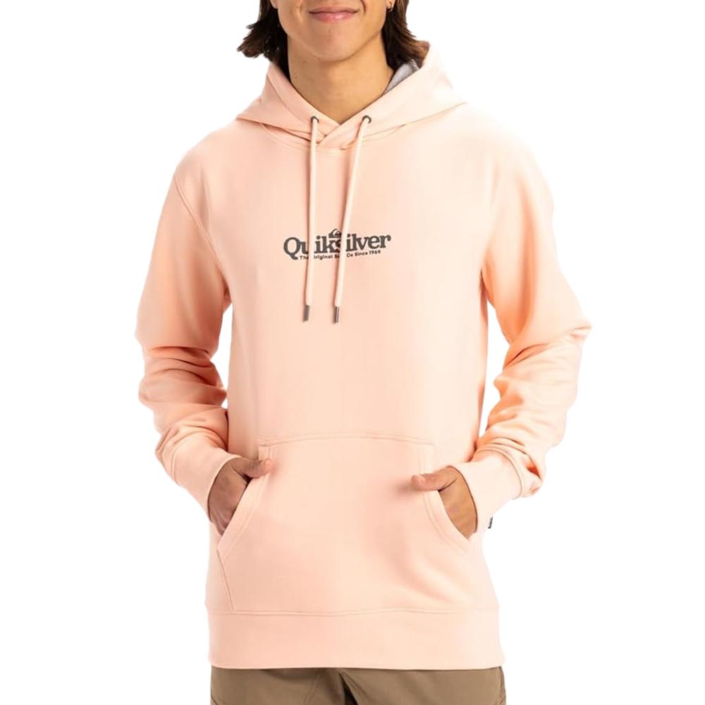 Herren Koralle Quiksilver Fineline Kapuzenpullover günstig