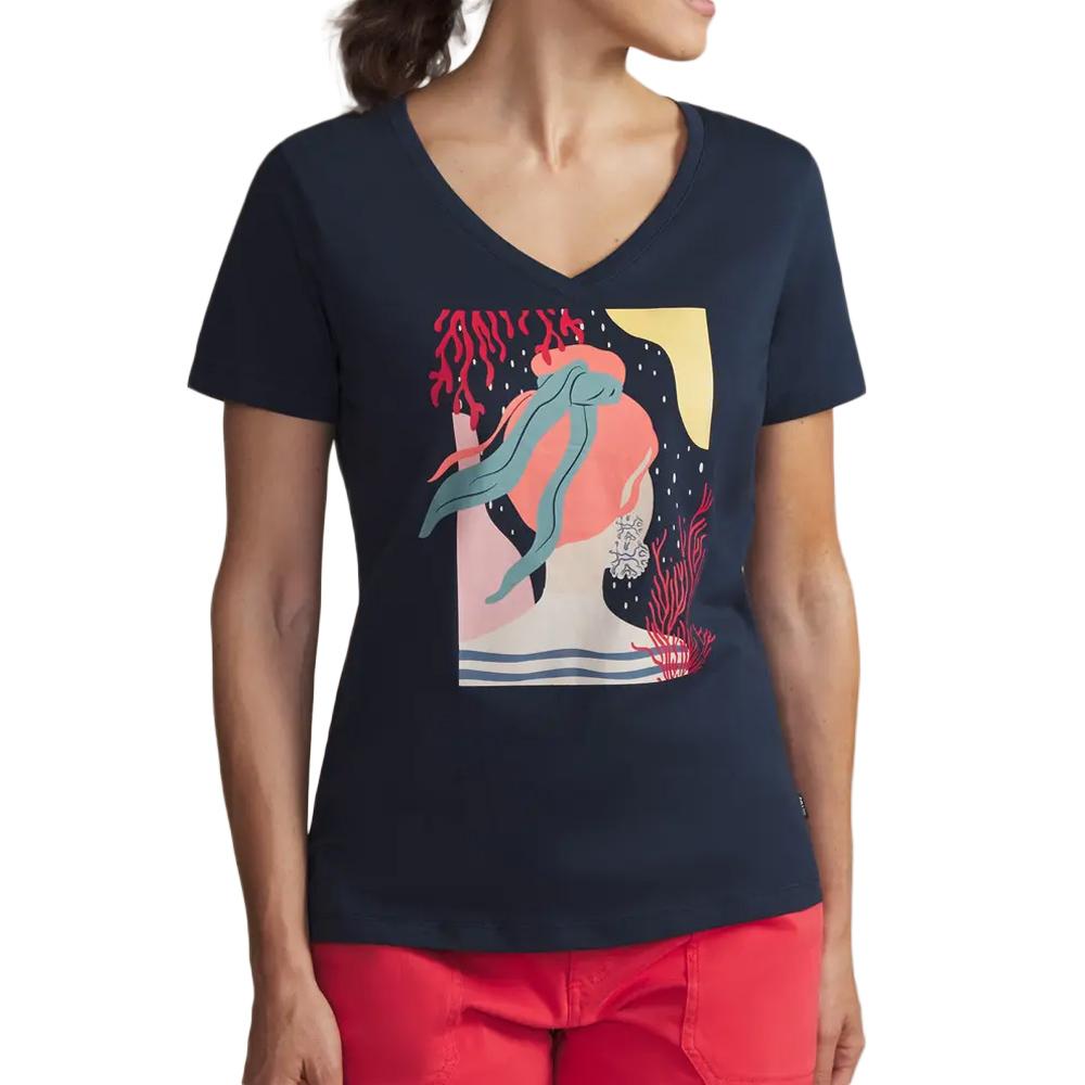 Women’s Navy Blue T-Shirt TBS Arctique affordable
