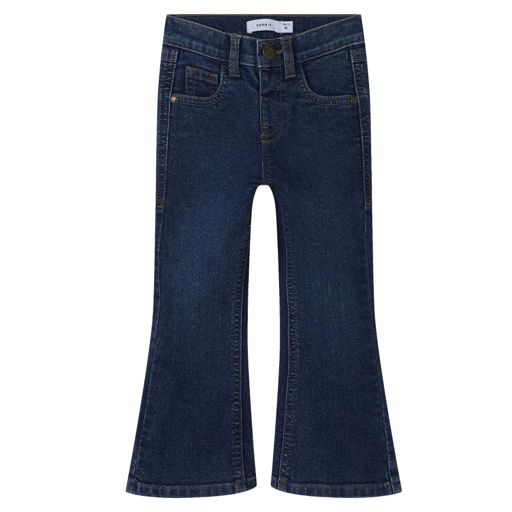 Bootcut-Jeans Dunkelblau Mädchen Name it Polly günstig
