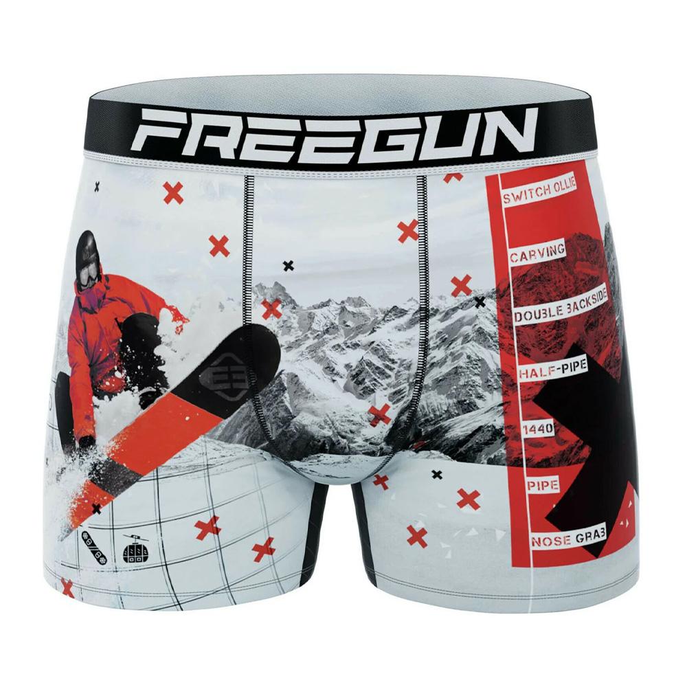 Boxer gris/rojo para chicos Freegun Mountain barato