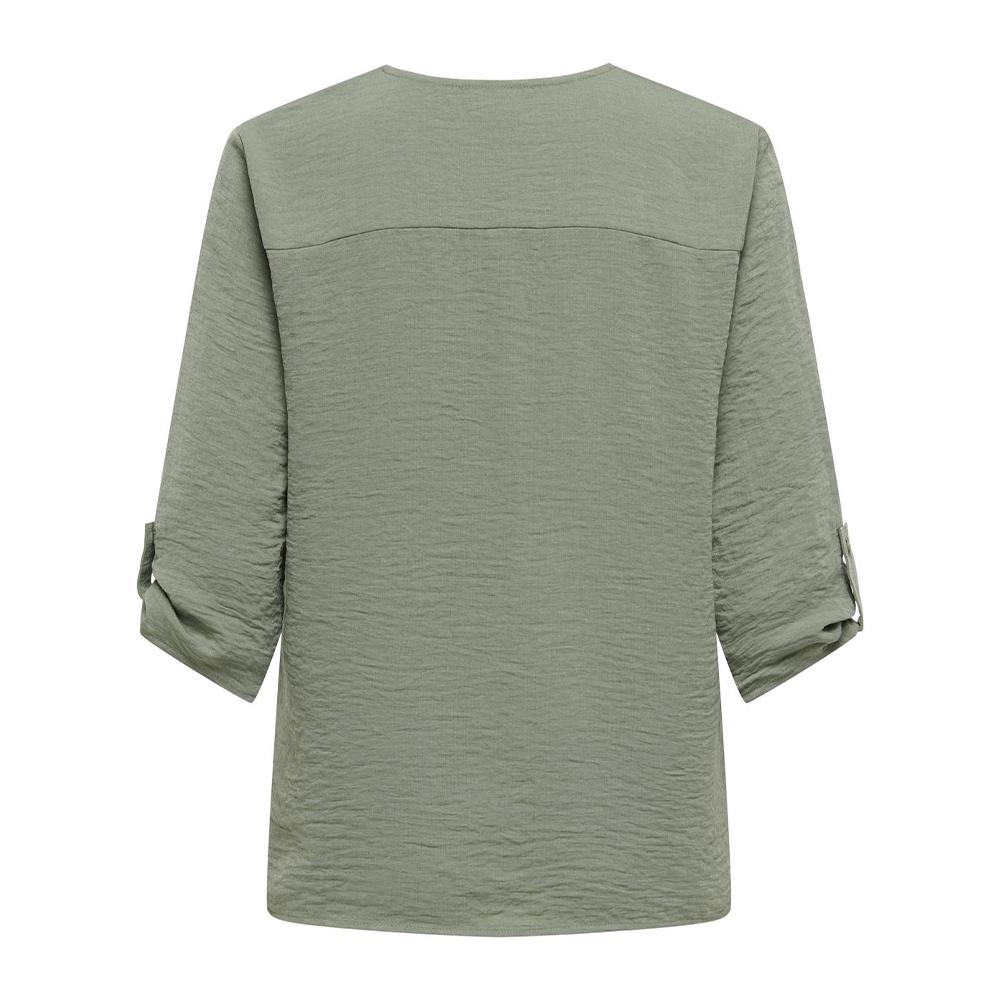 Khaki Bluse Frau JDY DIVYAA Ansicht 2
