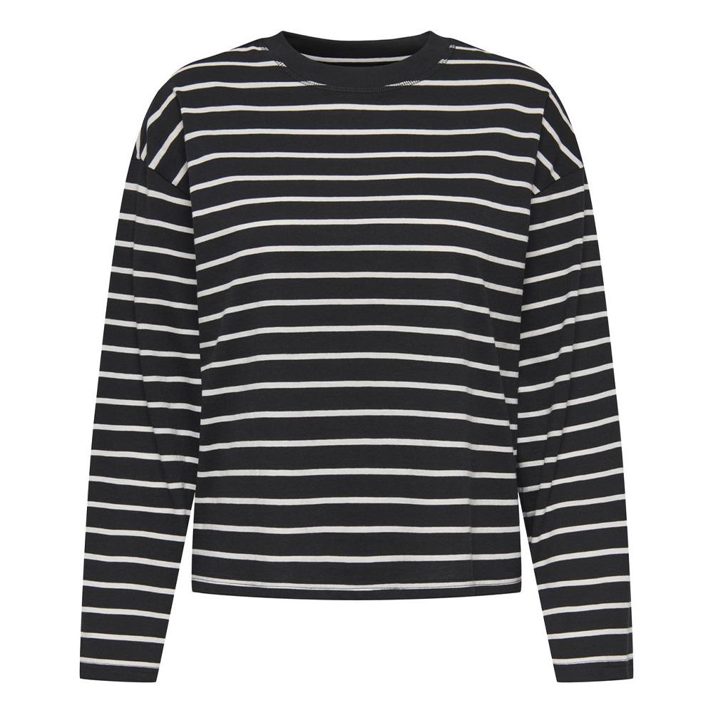 Schwarzes Langarm-T-Shirt für Damen von Only Happy günstig