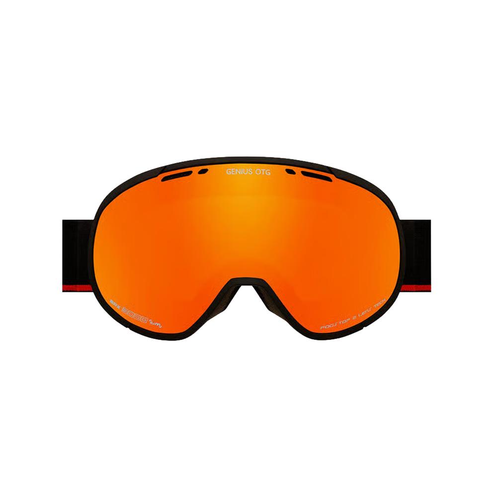 Gafas de esquí naranjas/negras para hombre Cairn Genius OTG SPX ver 2