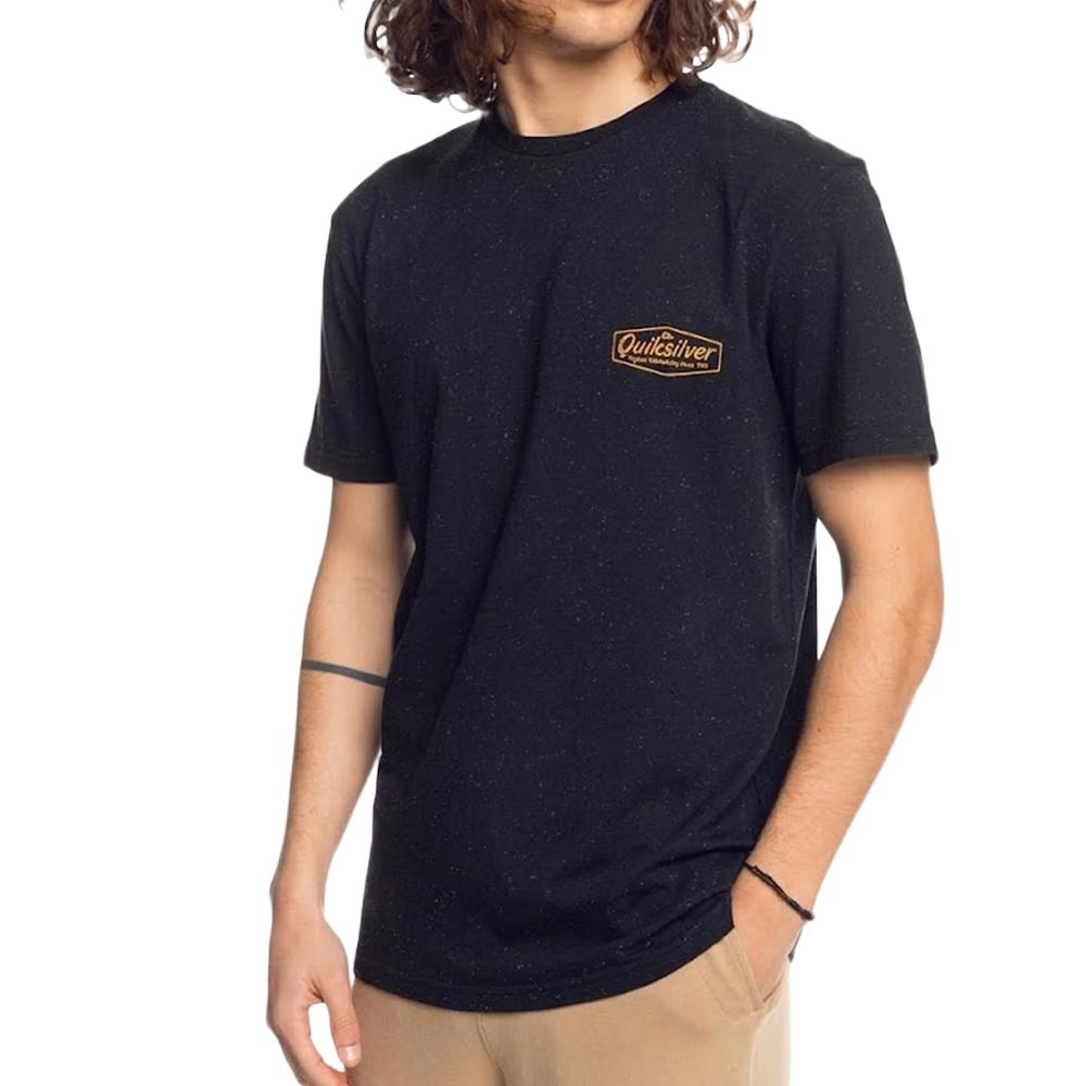Schwarzes Quiksilver-T-Shirt für Herren von Familiarplace günstig