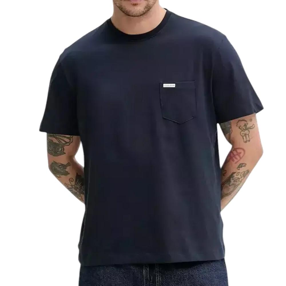 Guess Men’s Navy Blue T-shirt M5RI74K8FQ4 affordable