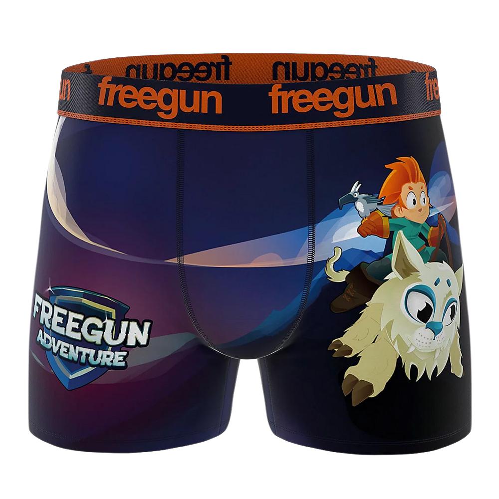 Bóxer azul marino para niño Freegun Adventure barato