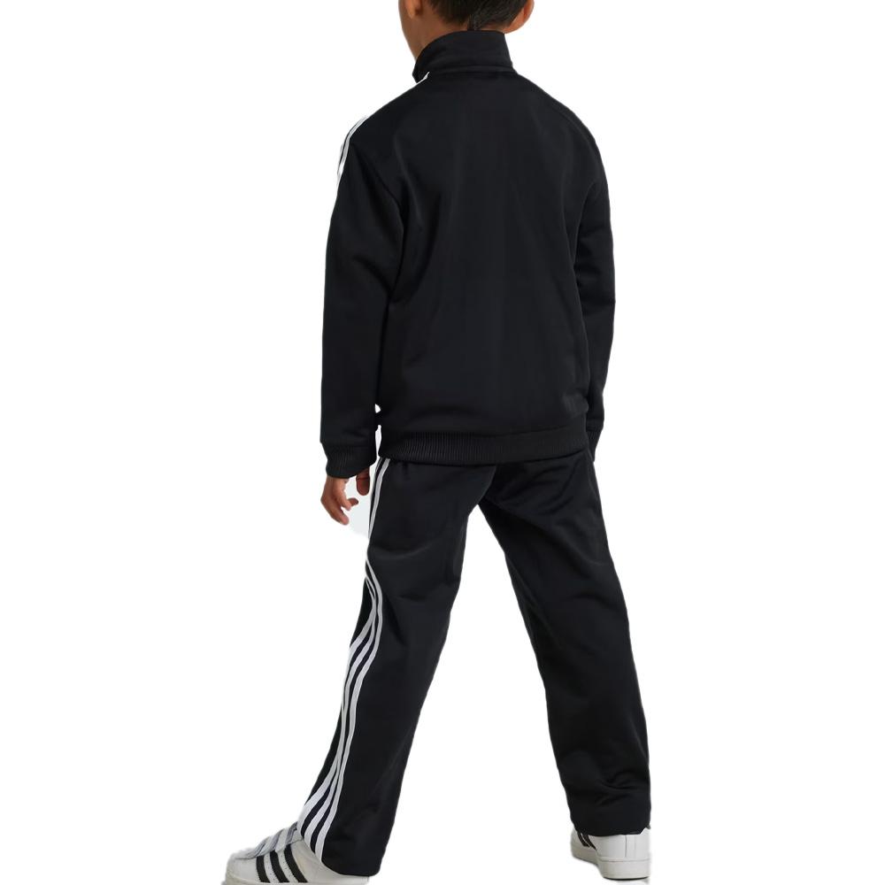 Adidas Boy's 3s Trainingsanzug Schwarz Ansicht 2