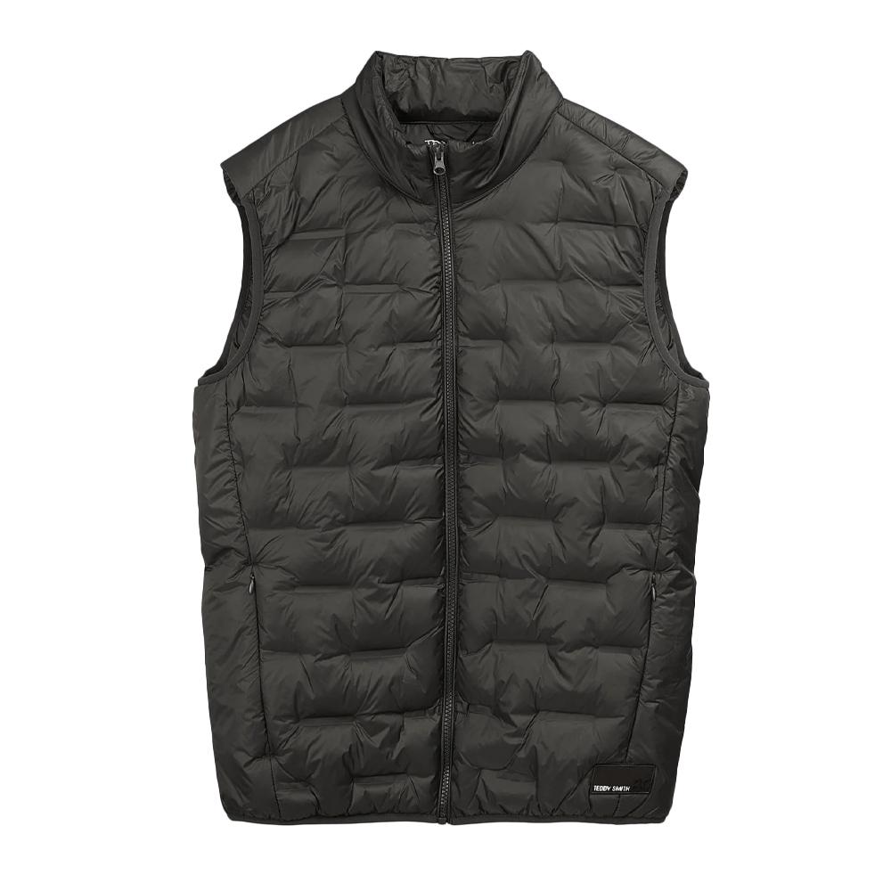 Doudoune Sans Manches Kaki Homme Teddy Smith Boran pas cher
