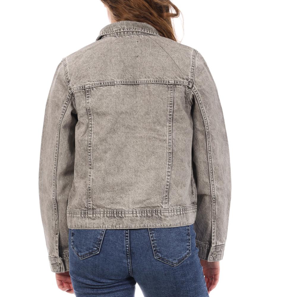 Graue Jacke Frau Jennyfer VFANI Ansicht 2