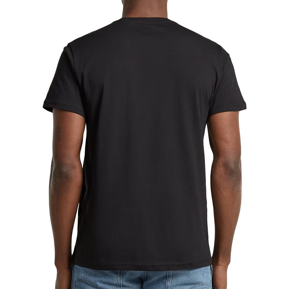 Schwarzes Herren-T-Shirt von G-Star RAW, verwaschen Ansicht 2