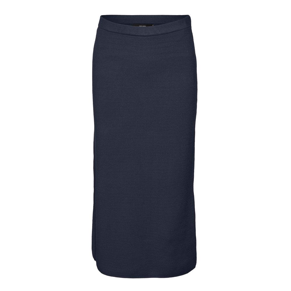 Damenrock in Marineblau von Vero Moda mit goldenen Nadelstreifen Ansicht 2