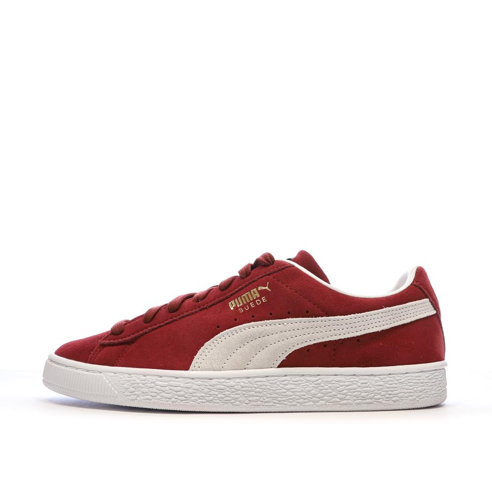 Baskets Bordeaux Mixte Puma Suede Classic XXL pas cher