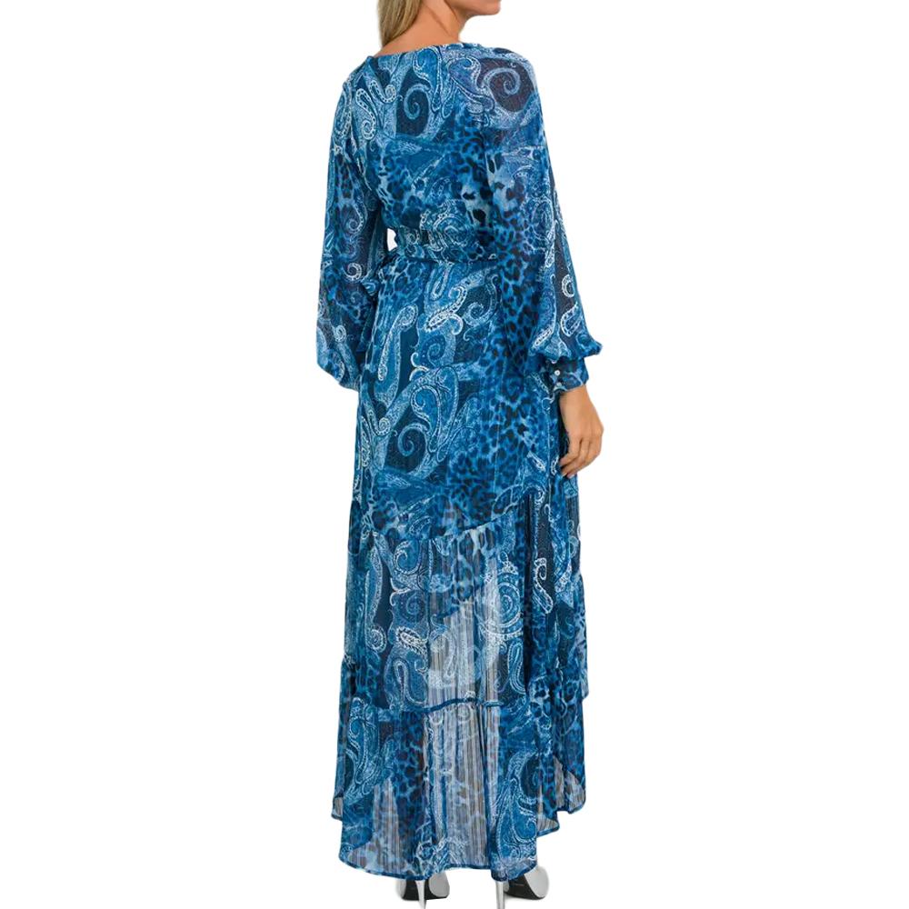 Guess Nuovo Bahia Women's Blue Pattern Dress Photo of the Espace des Marques %store% store - view of %key%