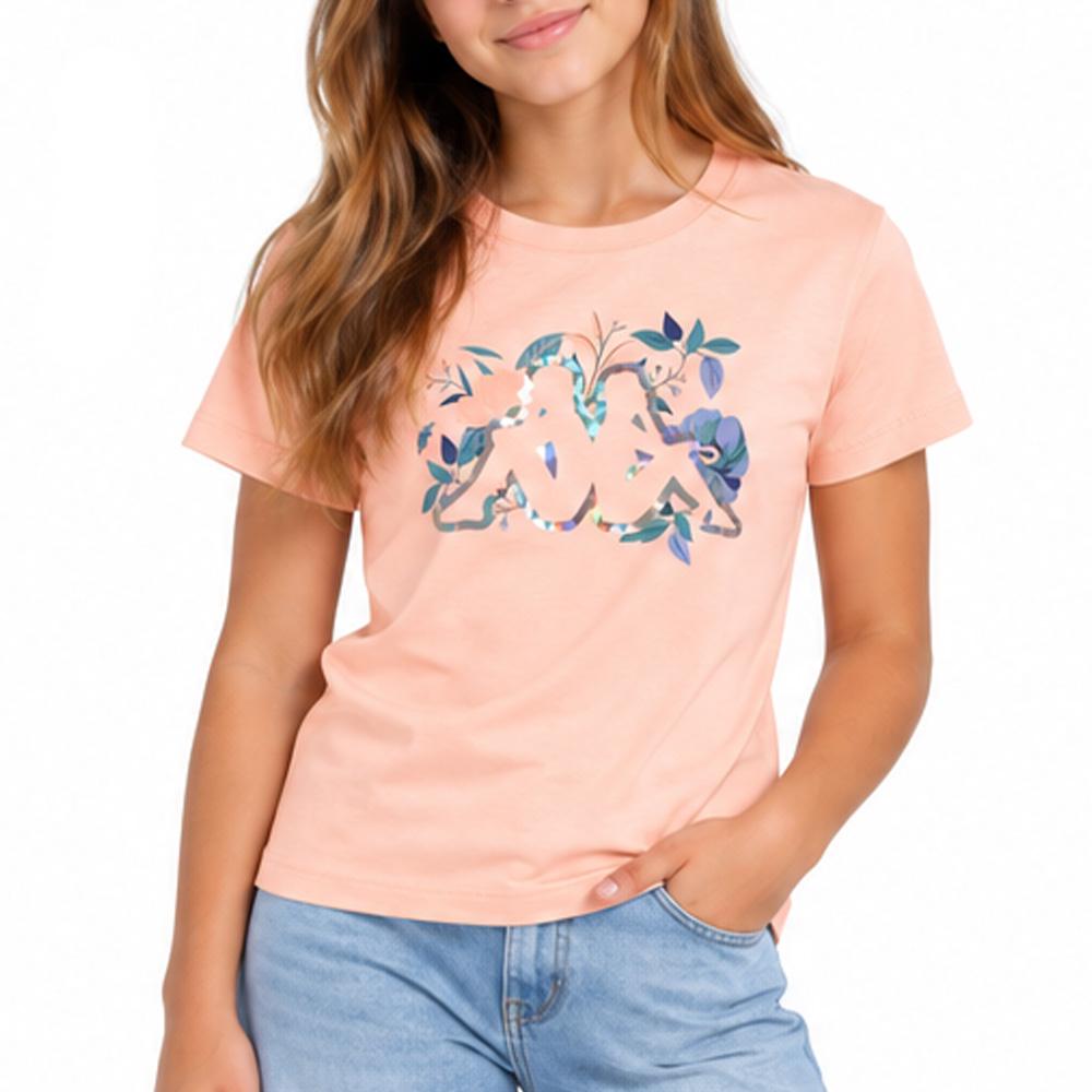 Rosa Kappa Tilda T-Shirt für Mädchen günstig