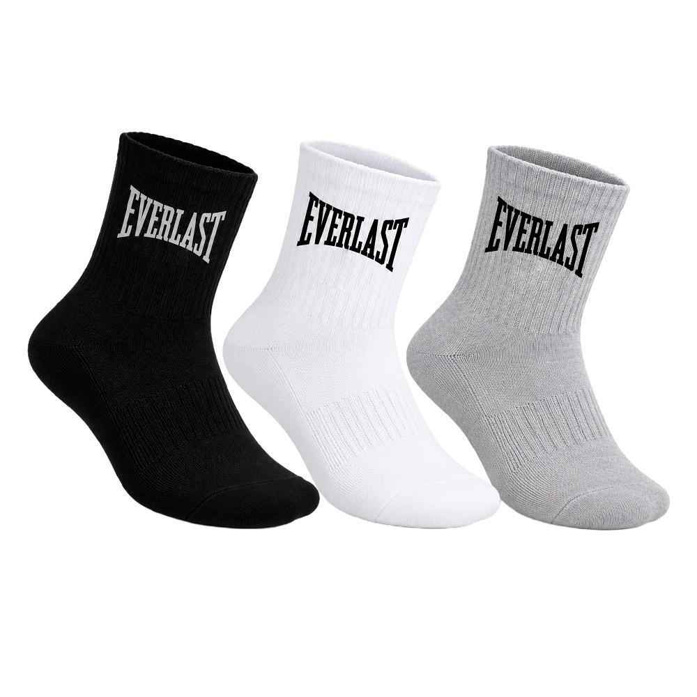 6er-Pack schwarze/graue/weiße Herrensocken von Everlast EL062 Ansicht 2