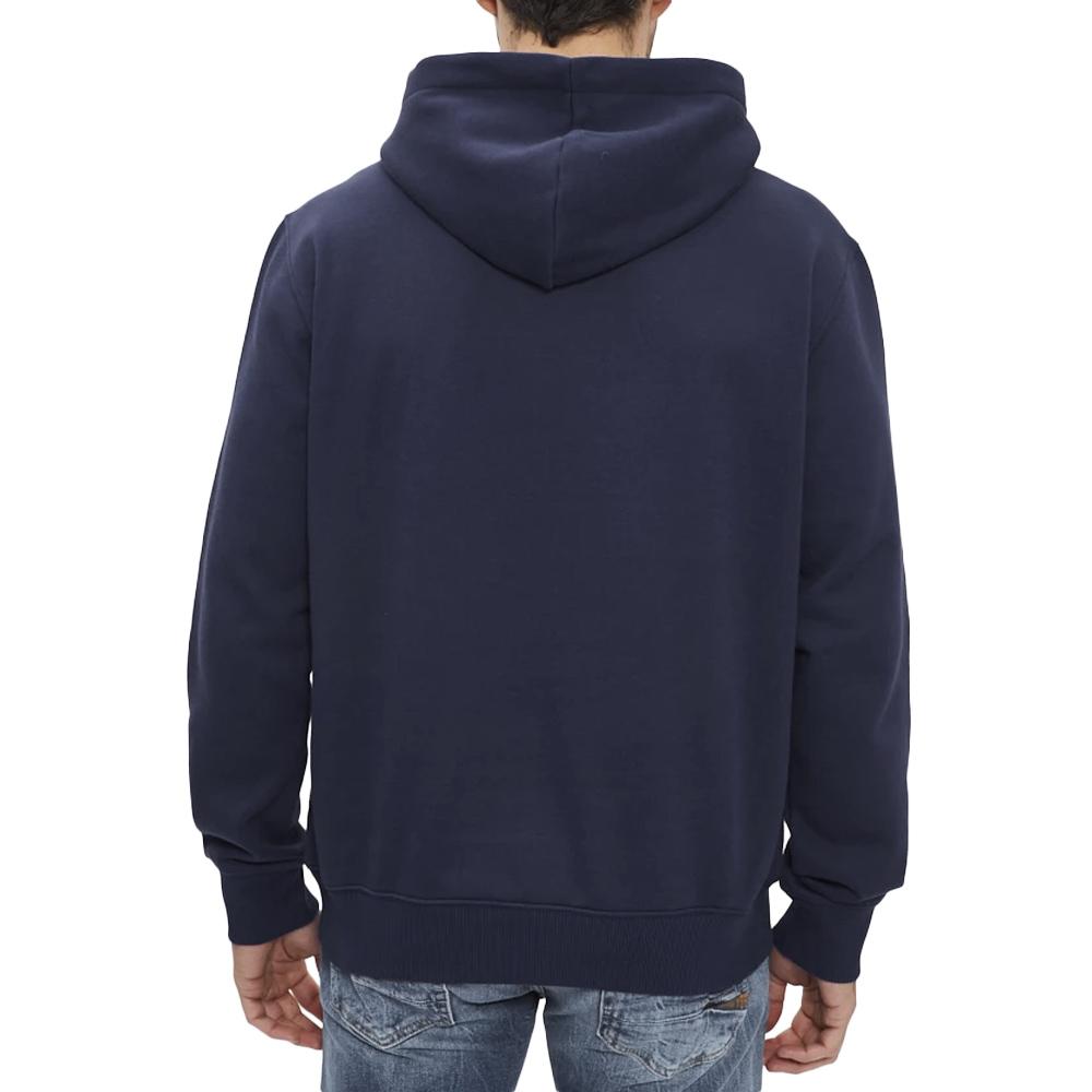 Herren-Sweatshirt in Marineblau mit Kapuze und G-Star RAW-Logo Ansicht 2