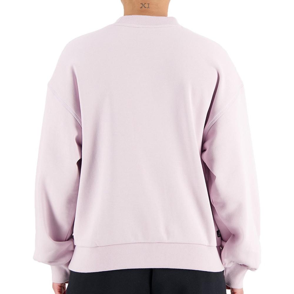 Sudadera Mujer Malva New Balance Essentials French Terry ver 2