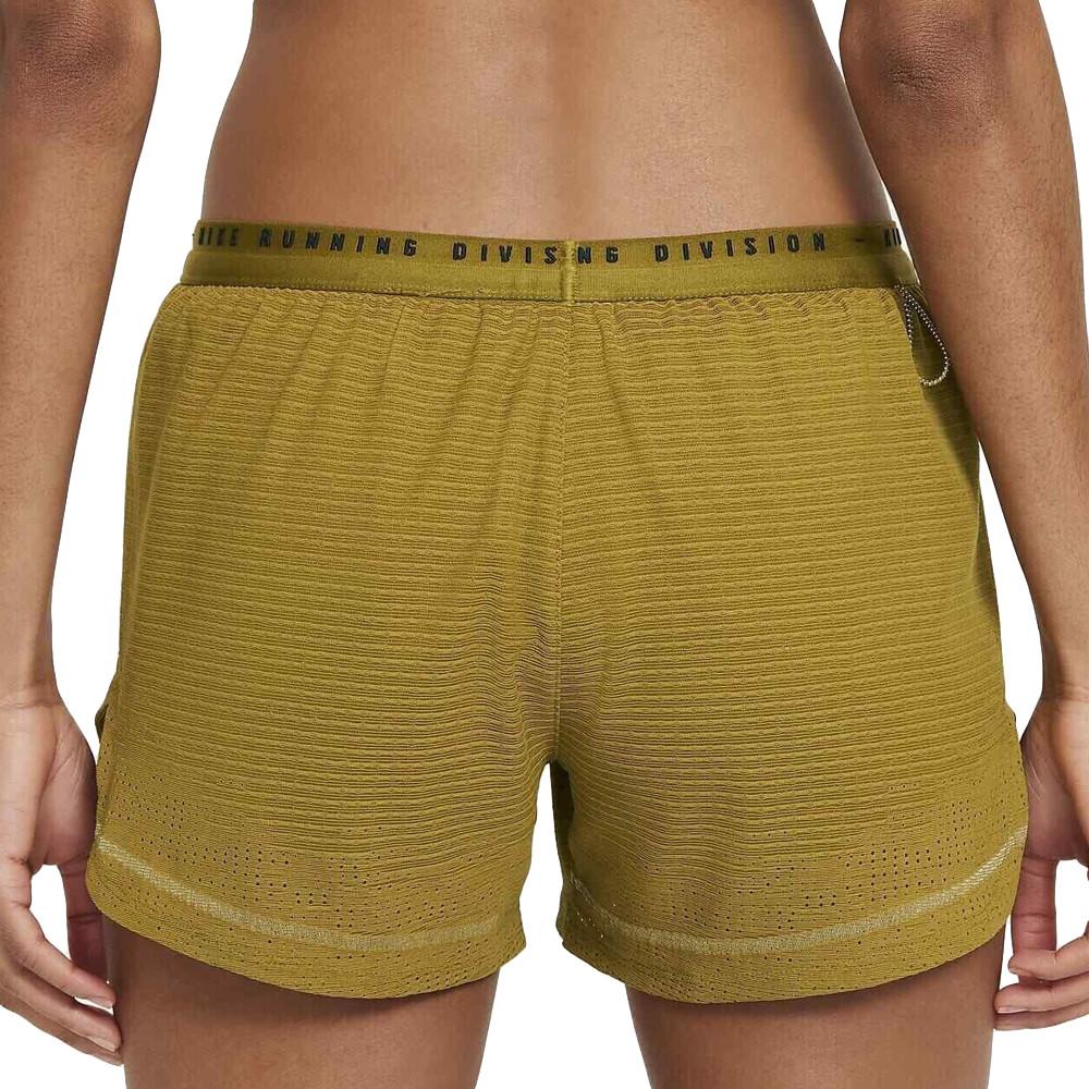 Goldene Sportshorts Damen Nike Run Division Ansicht 2