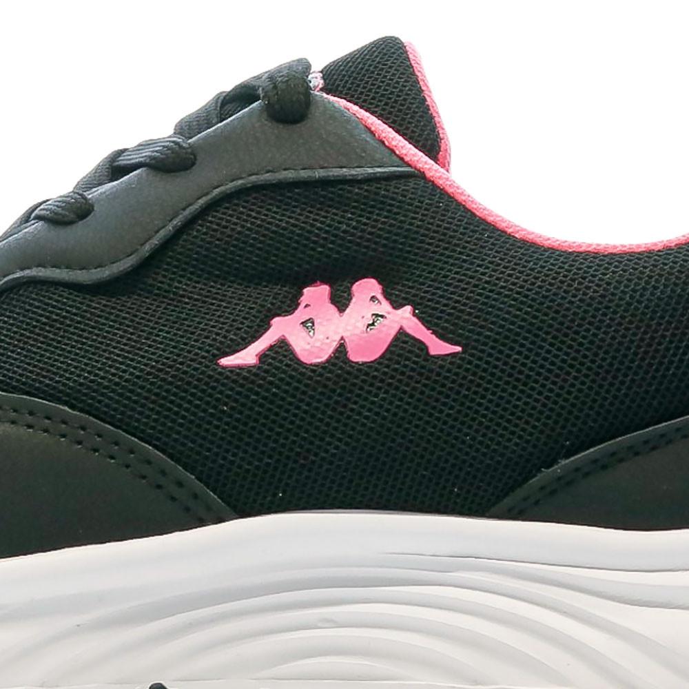 Baskets Noir/Rose Fille Kappa Delvis Lace vue 7