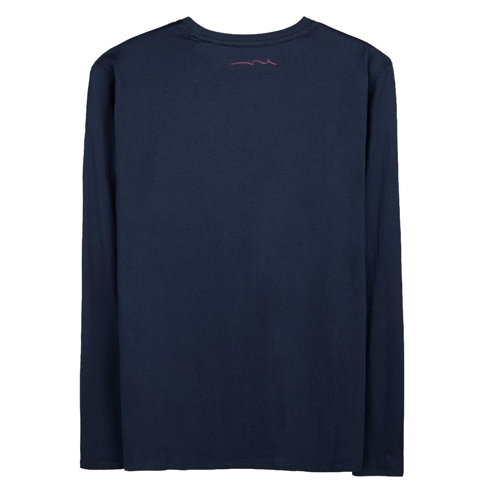 Teddy Smith Jim Men’s Navy Long-Sleeved T-Shirt Photo of the Espace des Marques %store% store - view of %key%