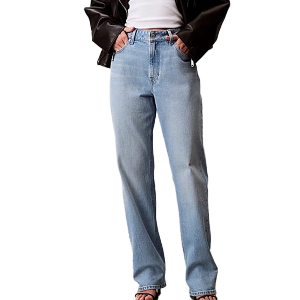 Vaqueros azules para mujer Calvin Klein Jeans High Rise VLQ barato