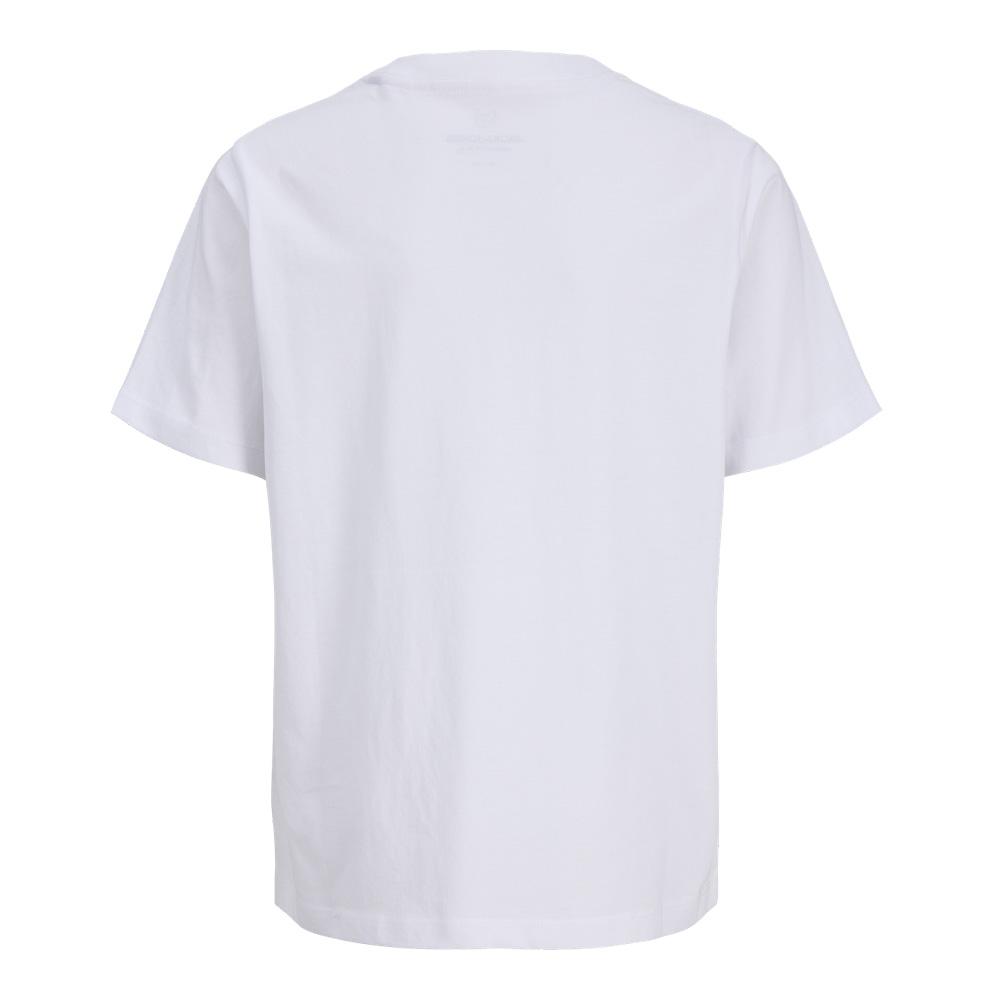 Weißes T-Shirt für Jungen von Jack & Jones, Modell „Hudson“ Ansicht 2