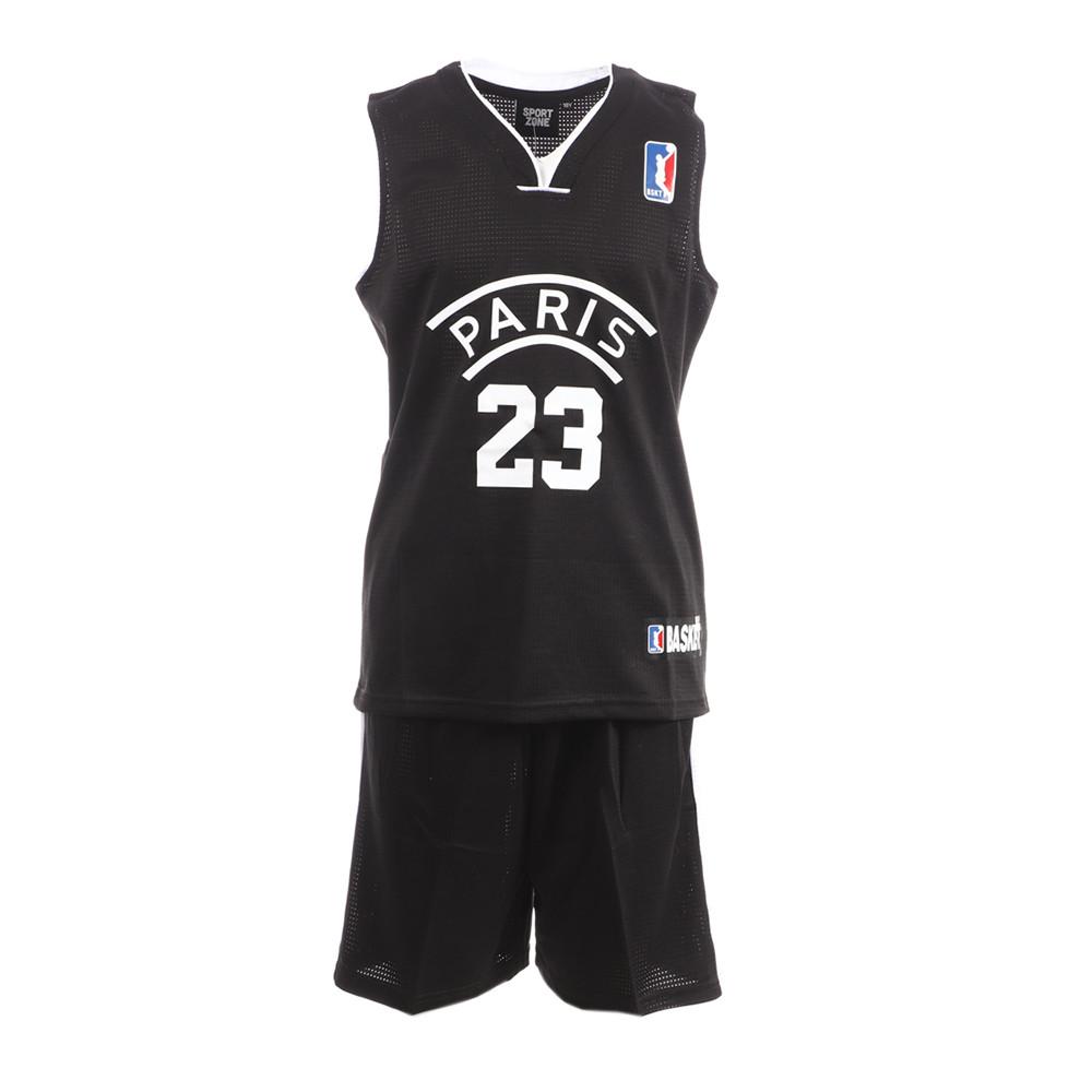 Set de baloncesto infantil blanco/negro Paris Sport Zone barato