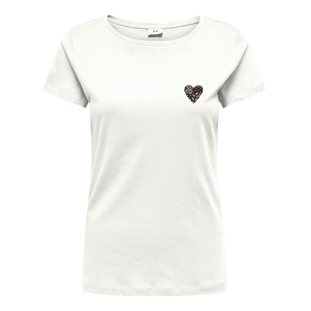 Women’s White/Black T-shirt by JDY Paris affordable