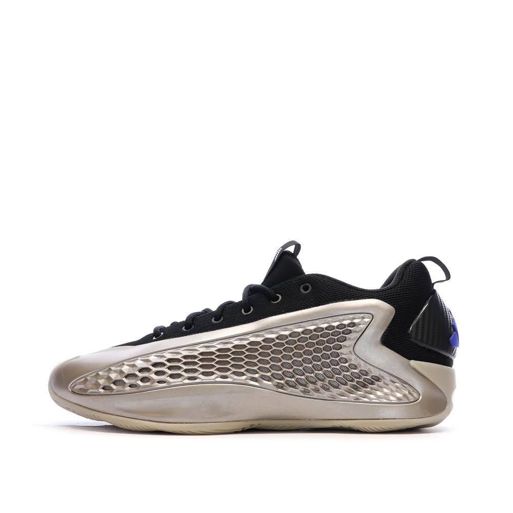 Beigefarbene Herren-Basketballschuhe von Adidas Anthony Edwards 1 günstig