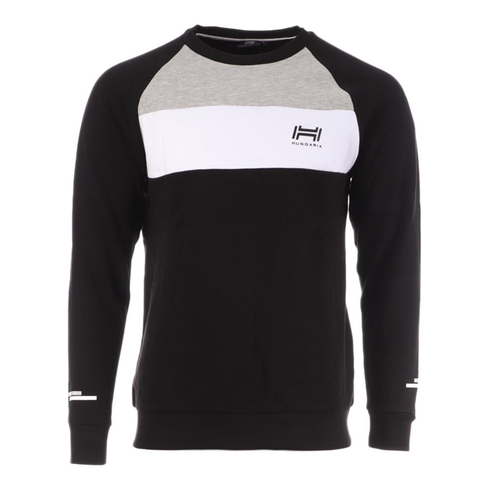 Sweatshirt Schwarz/Weiß/Grau Mann Hungaria Pons günstig