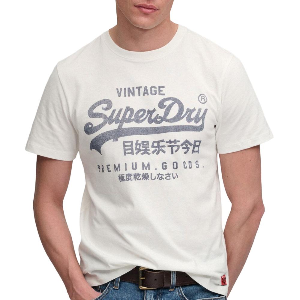 Superdry Classic White Men’s T-shirt affordable