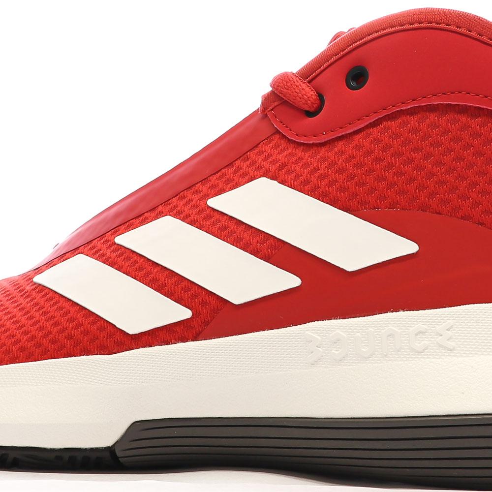 Basketballschuhe Rot Herren Adidas Bounce Legends Ansicht 7