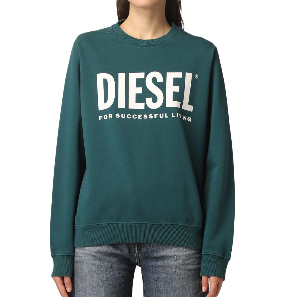 Sweatshirt Blau Ente Damen Diesel Fangs günstig