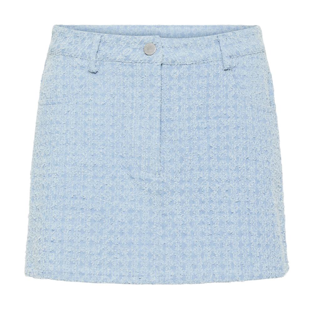 Falda corta azul de mujer Pieces Falda vaquera ver 2