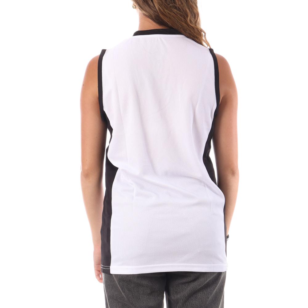 Weißes Damen-Basketballtrikot PEAK SPORT Training Ansicht 2