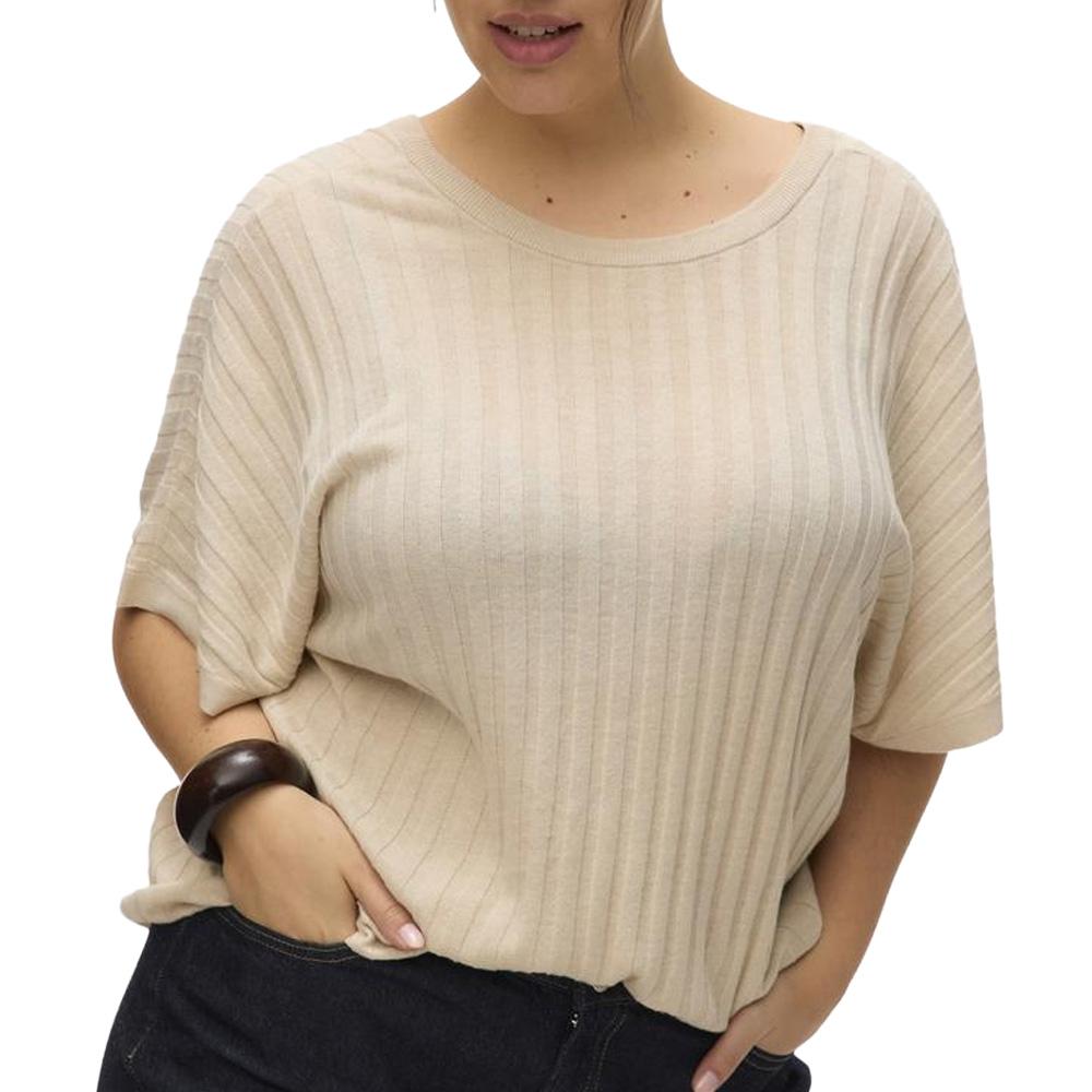 Women's beige jumper Vero Moda Barbados affordable
